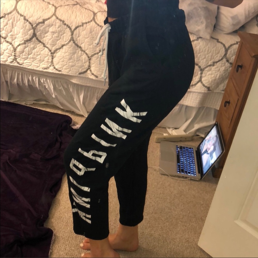PINK cropped Sweats